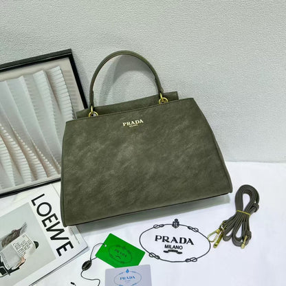 Suede Handbag