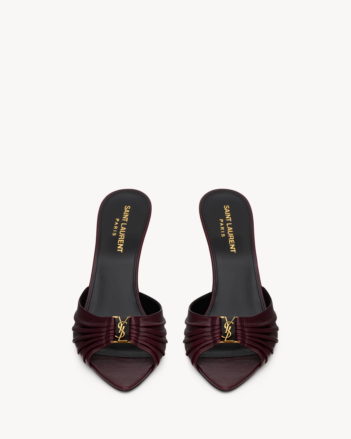 BABYLONE mules - BlineroStore - Burgundy / 4.5