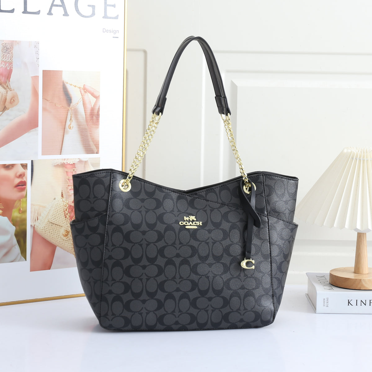 Jet Set Large Chain Tote